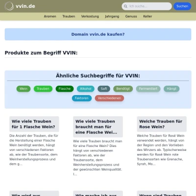 Screenshot vvin.de