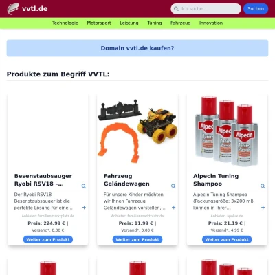 Screenshot vvtl.de