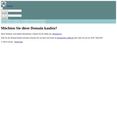 Screenshot vvzh.de