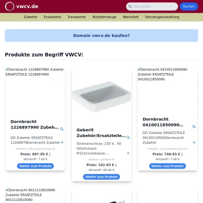 Screenshot vwcv.de