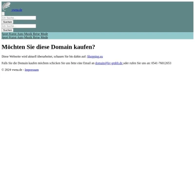 Screenshot vwna.de