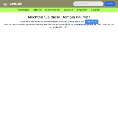 Screenshot vxes.de
