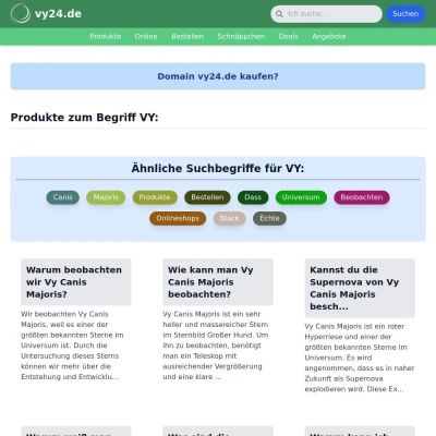 Screenshot vy24.de