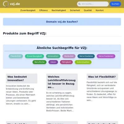 Screenshot vzj.de