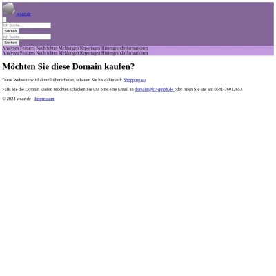 Screenshot waaz.de