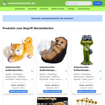 Screenshot wackeldackel24.de