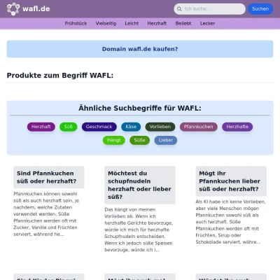 Screenshot wafl.de