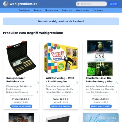 Screenshot wahlgremium.de