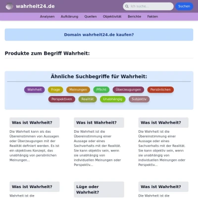 Screenshot wahrheit24.de