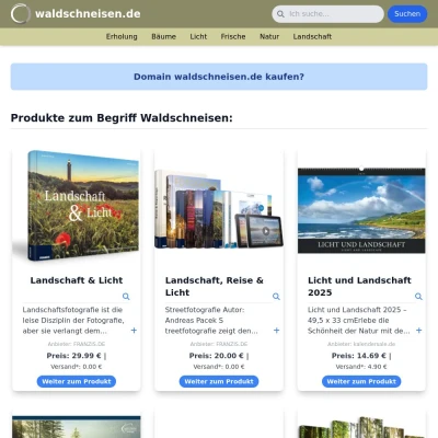Screenshot waldschneisen.de