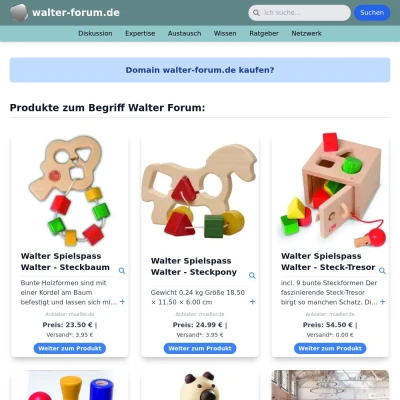 Screenshot walter-forum.de
