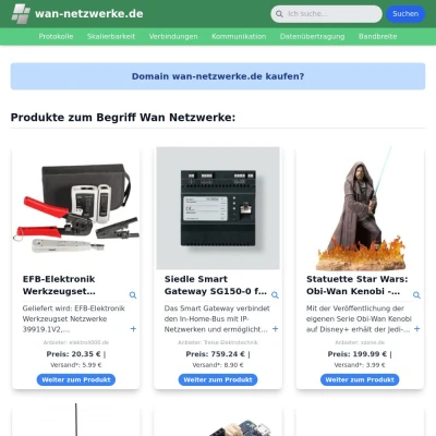 Screenshot wan-netzwerke.de