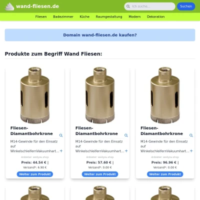 Screenshot wand-fliesen.de
