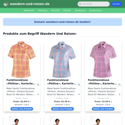 Screenshot wandern-und-reisen.de