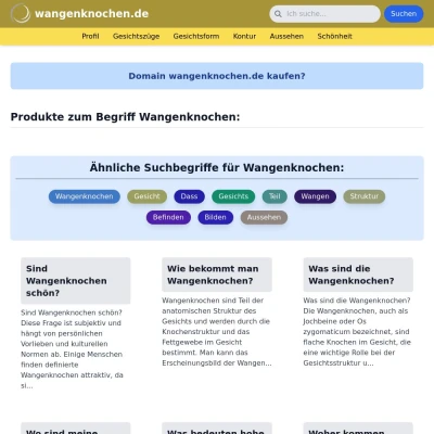 Screenshot wangenknochen.de