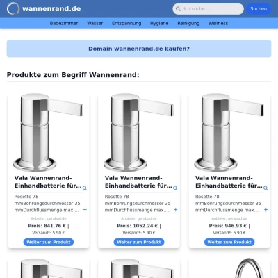 Screenshot wannenrand.de