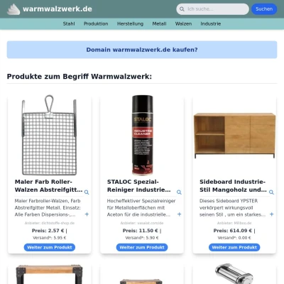 Screenshot warmwalzwerk.de