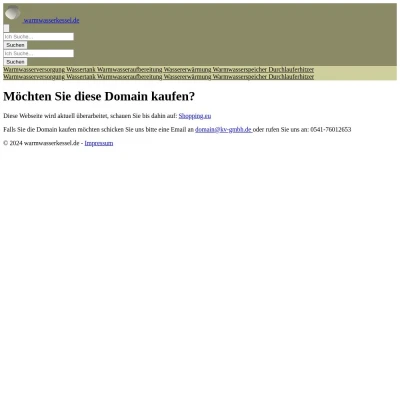 Screenshot warmwasserkessel.de