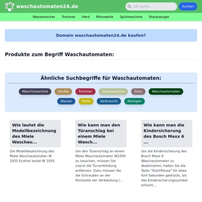 Screenshot waschautomaten24.de