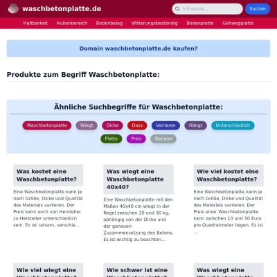 Screenshot waschbetonplatte.de