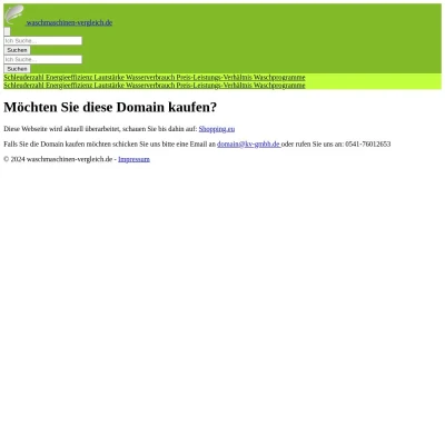 Screenshot waschmaschinen-vergleich.de