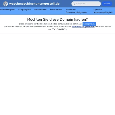 Screenshot waschmaschinenuntergestell.de