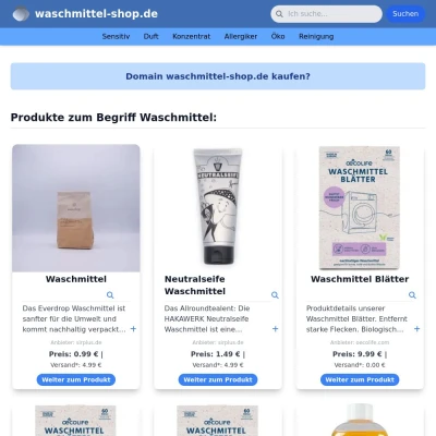 Screenshot waschmittel-shop.de