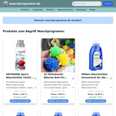 Screenshot waschprogramm.de