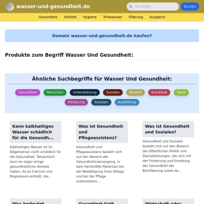 Screenshot wasser-und-gesundheit.de