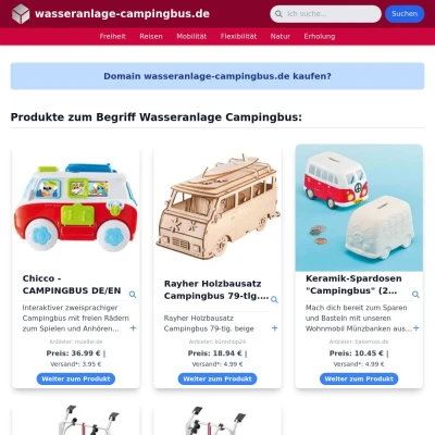 Screenshot wasseranlage-campingbus.de