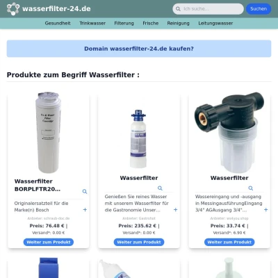 Screenshot wasserfilter-24.de