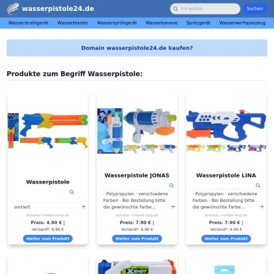 Screenshot wasserpistole24.de