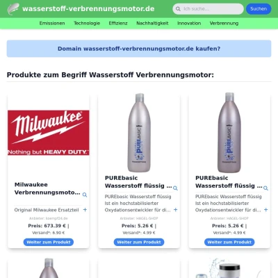 Screenshot wasserstoff-verbrennungsmotor.de