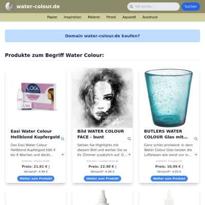 Screenshot water-colour.de