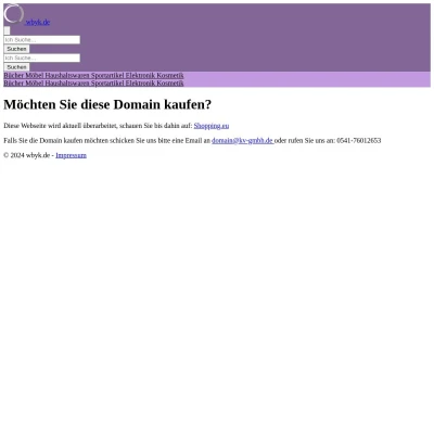 Screenshot wbyk.de