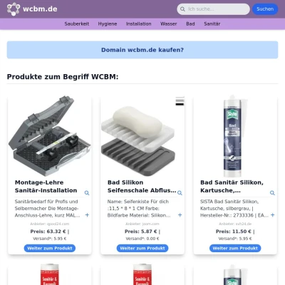 Screenshot wcbm.de
