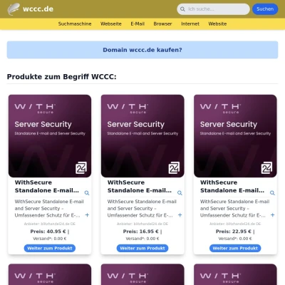 Screenshot wccc.de