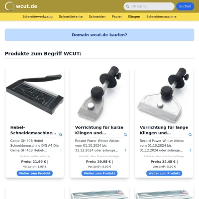 Screenshot wcut.de