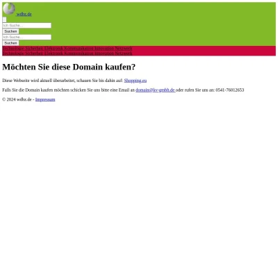 Screenshot wdbz.de