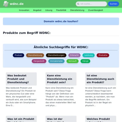 Screenshot wdnc.de