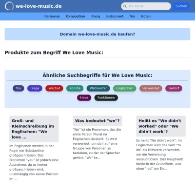 Screenshot we-love-music.de