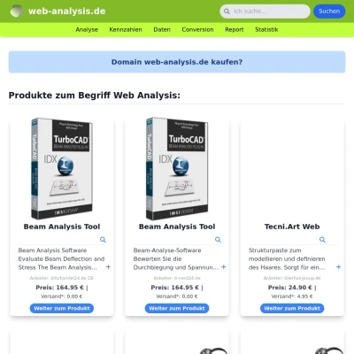 Screenshot web-analysis.de