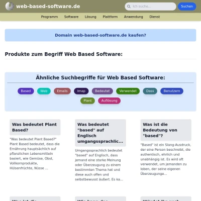 Screenshot web-based-software.de