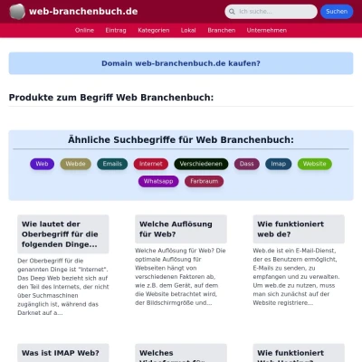 Screenshot web-branchenbuch.de