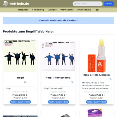 Screenshot web-help.de