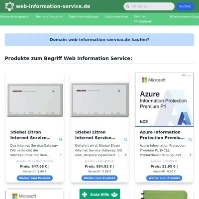 Screenshot web-information-service.de