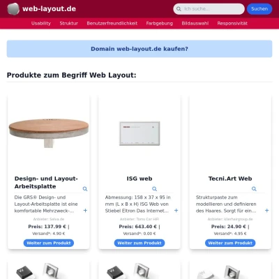 Screenshot web-layout.de
