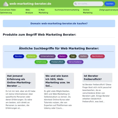 Screenshot web-marketing-berater.de