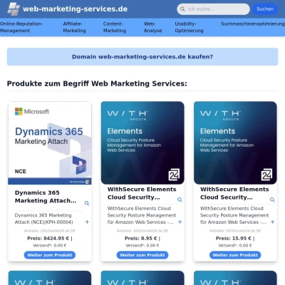 Screenshot web-marketing-services.de