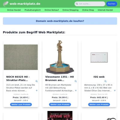 Screenshot web-marktplatz.de